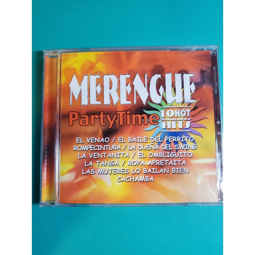 Merengue Party Time 10 Hot Hits - Latin Music (US Version, CD)